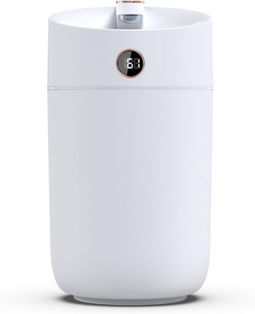CosyHome Luftbefeuchter Diffusor mit Doppeldüse und Feuchtigkeitsanzeige, 3 l, Weiß/Bunt - Bild 1