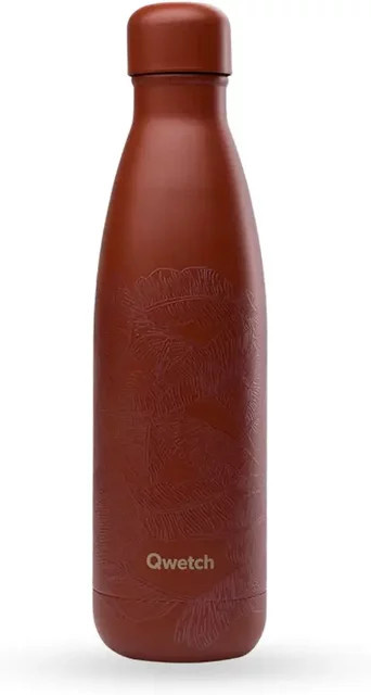 Isolierflasche Qwetch Originals in Braun - Bild 1