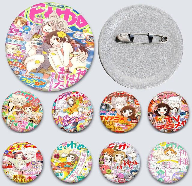 Brosche Anime K-Kamisama Kiss, Weißblech, Unisex - Bild 1