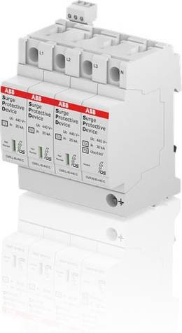 ABB 2CTB803973R1500 OVR T2 3N 40-440 P TS QS Einbau-Modul in Weiß - Bild 1
