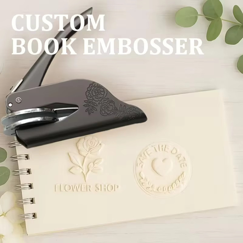 Personalisierter Buchpräger als individueller Bibliotheksstempel Ex Libris aus Metall - Bild 6