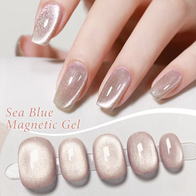 Four Lily Gel-Nagellack, meerblau, schimmernd, 10 ml - Bild 1
