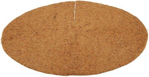 WINDHAGER Mulchscheibe aus Kokosfilz in Braun mit einem Durchmesser von 45 cm zum Schutz vor Nässe und Frost - Bild 1