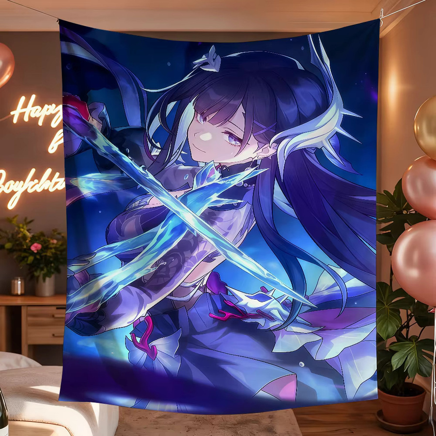 Hysilens Dekoflagge mit abstraktem Design in Multicolour, Rechteckig, B/H: 60 x 40 cm - Bild 3