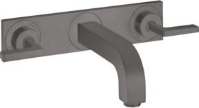 Hansgrohe Axor Citterio UP-3-Loch-Waschtischarmatur mit Hebelgriff in Brushed Brass - Bild 1