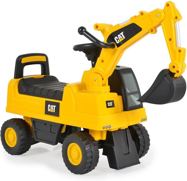 Moni CAT Excavator Rutschfahrzeug Bagger mit Musik gelb ab 12 Monaten - Bild 1