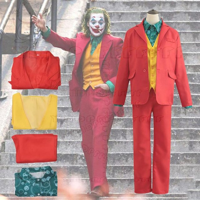 Phoenix DC Joker Clown Cosplay Anzug, Kostüm Set, Plüsch / Textil, Bunt / Mehrfarbig - Bild 1