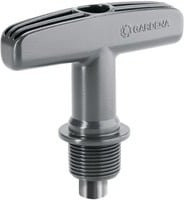 Gardena Sprinklersystem Schneidwerkzeug für Anbohrschelle mit 3/4 Zoll-Gewinde, Metall, grau/bunt, B/T/H: 3,6 x 1 x 10 cm - Bild 1