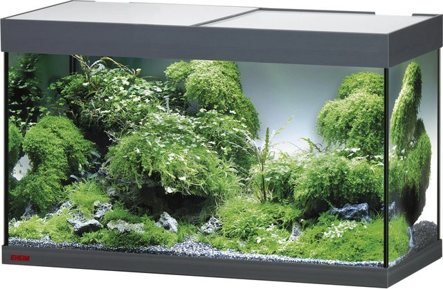 Eheim Aquarium Vivaline LED 126 mit Abdeckung in Anthrazit - Bild 1