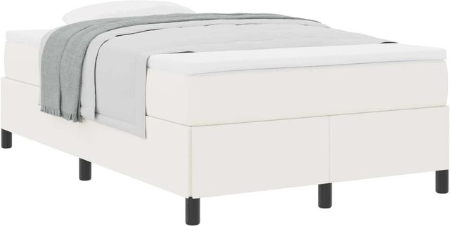 vidaXL Boxspringbett in Creme mit Cordstoff, B/T: 120 x 200 cm - Bild 1