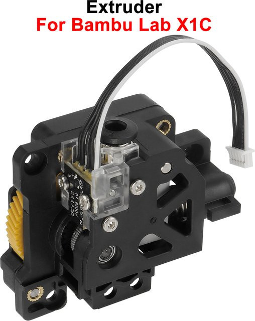 Bambu Lab X1C Extruder-Komponenten mit gehärtetem Stahlgetriebe in Schwarz für FDM 3D-Drucker Ersatzteile - Bild 1