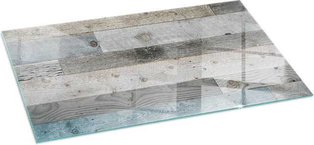Tulup Glasplatte für Kamin als Bodenplatte in Grau, B/T: 140 x 70 cm - Bild 1