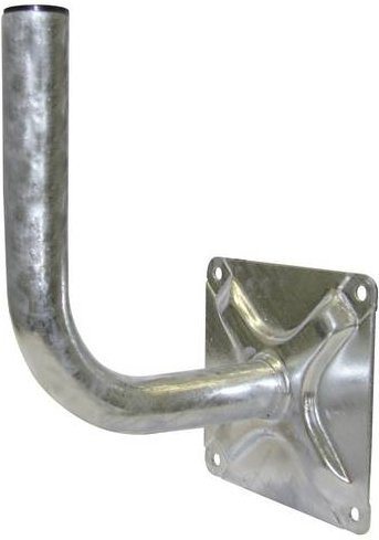Kathrein ZAS 60 SAT-Wandhalterung in Silber mit Wandabstand 17,5 cm passend für Spiegelgrößen bis Ø 75 cm - Bild 1