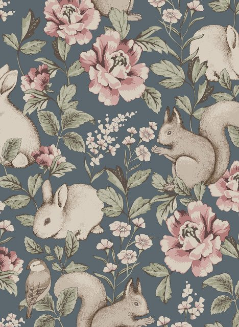 Boråstapeter Wallpaper Magic Forest 6932 Tapete mit Waldmotiv für Kinderzimmer aus Vlies - Bild 1