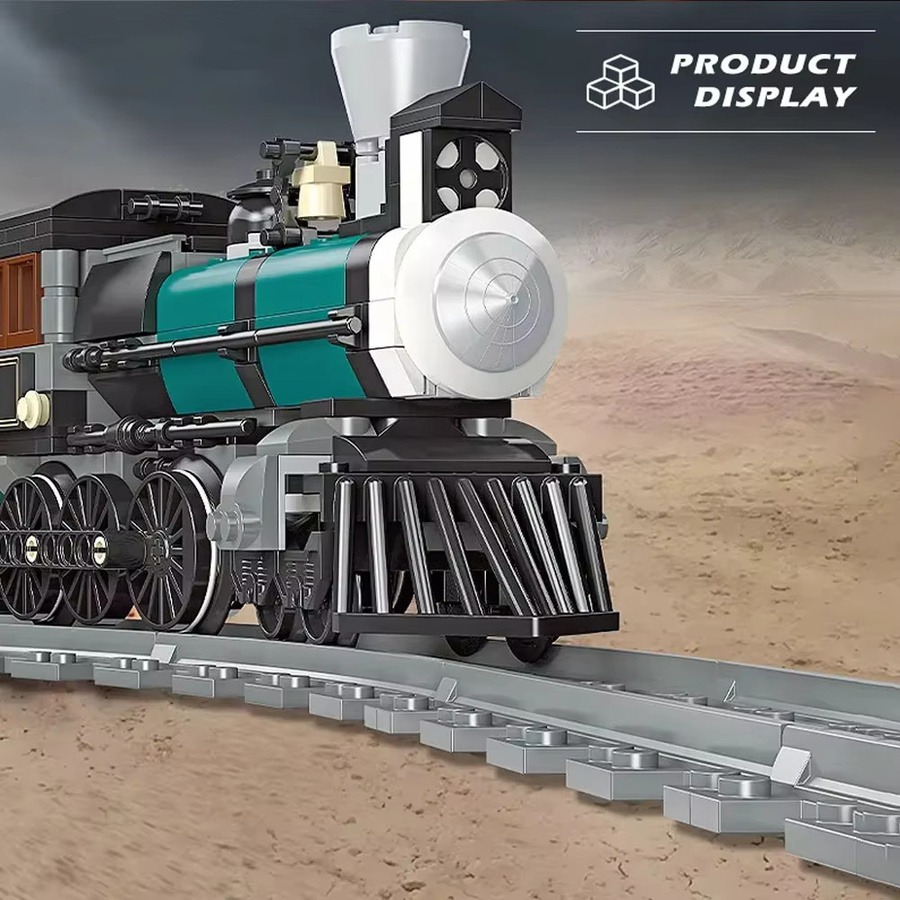 CETYL Baustein Set TH 10 Dampfzug Modell Technische Eisenbahn aus Kunststoff in Mehrfarbig - Bild 3