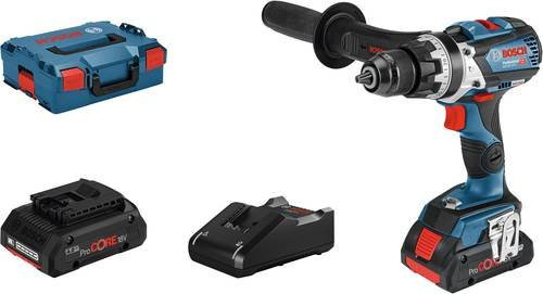 Bosch Professional GSB 18V-110 C 2-Gang-Akku-Schlagbohrschrauber in Blau/Schwarz mit 18V Akku-Set - Bild 1