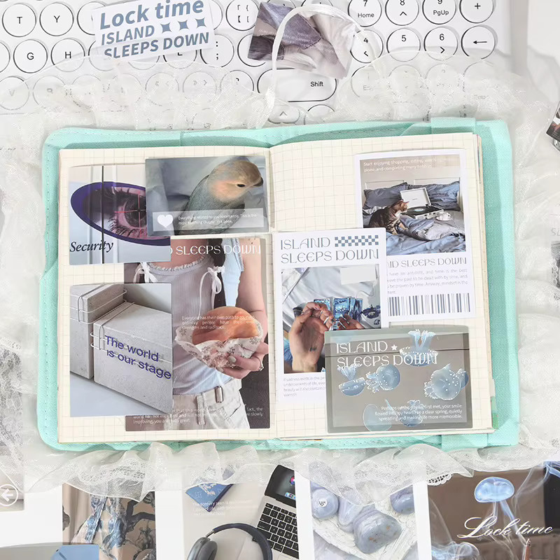 25 Stück Foto Landschaft Aufkleber für Scrapbooking und Tagebuch in Multicolour - Bild 2