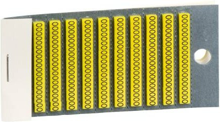 Schneider Electric AR1MB010 Kennzeichnungsträger aus Kunststoff, Gelb, 200 Stück - Bild 1