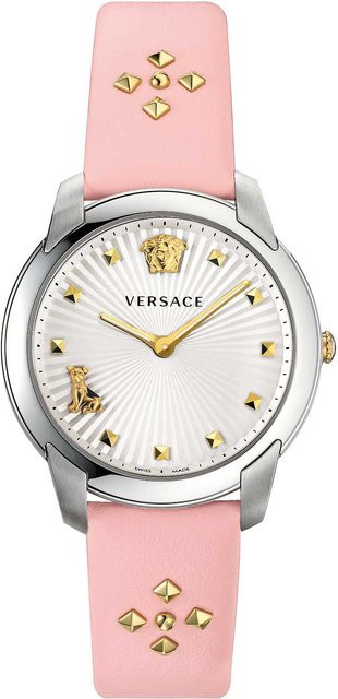 Versace Damenuhr, Quarz, Edelstahl, 38 mm, Silber, 3 ATM - Bild 1