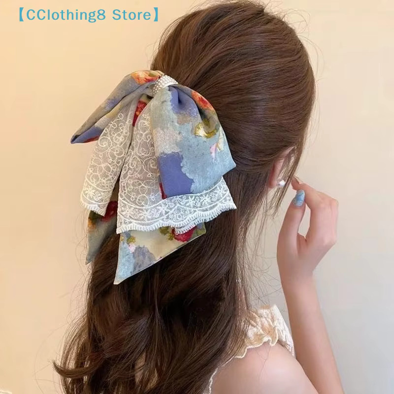AliS8 Haarspange mit Spitze und Schleife, Damen - Bild 3