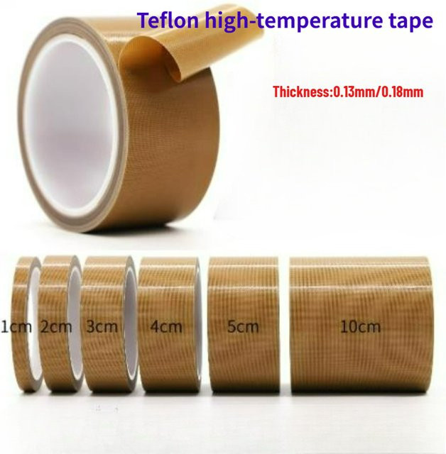 Selbstklebendes PTFE-Band in Braun, hochtemperaturbeständig und isoliert für Vakuum-Anwendungen, Breite: 200 mm, Dicke: 0,13 mm bis 0,18 mm - Bild 1