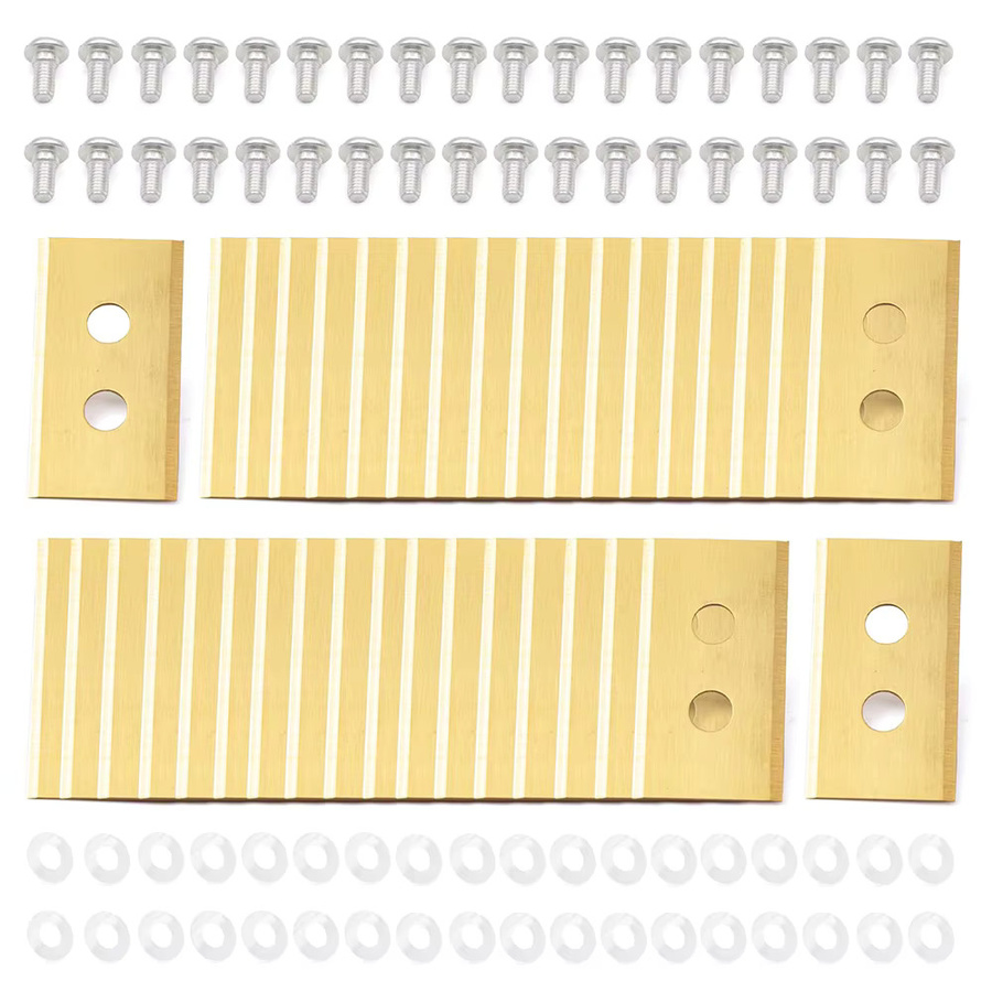 36-teiliges Ersatzklingen-Set mit Kunststoffscheiben in Gold für Mammotion Luba und Yuka alle Serien - Bild 1