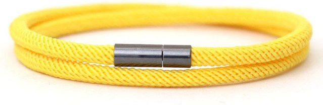 Noter Seilarmband, Nylon, Messing, Schwarz, Herren, 19,5 cm - Bild 1