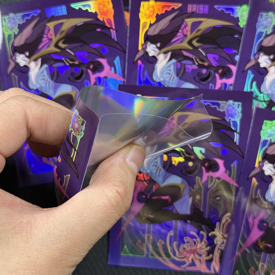 Riftbound Kaisa Holographische Kartenhüllen, Anime-Mädchen, 60 Stück - Bild 2