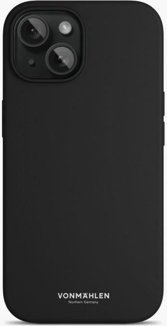 Vonmählen Eco Silicone Case MagSafe kompatible Schutzhülle aus Silikon für iPhone 15, Black - Bild 1