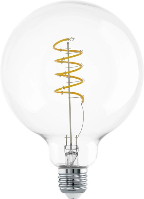 Eglo LED Leuchtmittel E27 Globeform in Transparent mit warmweißem Licht, 7,3 W - Bild 1