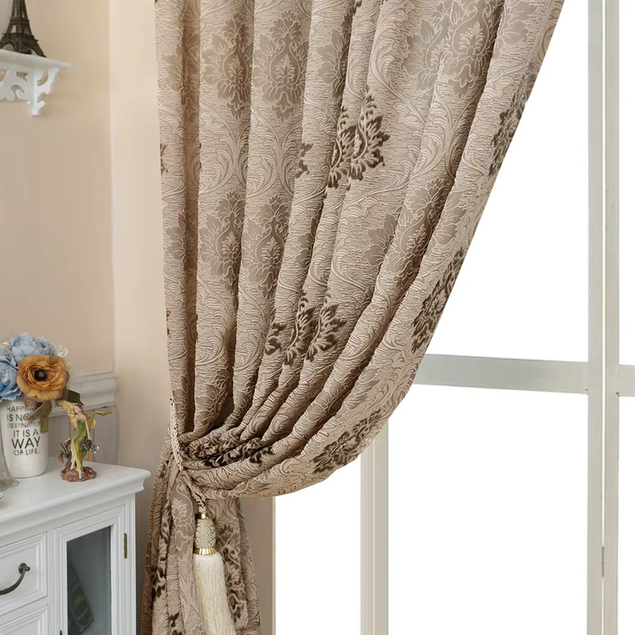 CENTURyMiG Spitzenvorhang mit Blumenmuster in Beige, transparent - Bild 2