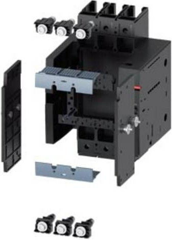 Siemens Leistungsschalterzubehör 3VA9123-0KD00 Schwarz - Bild 1