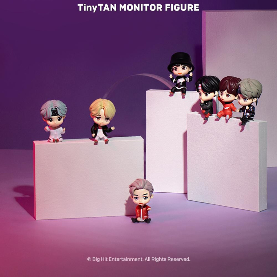 BTS TinyTan Monitorfigur und kabelloses Maus-Set, Set / Bundle - Bild 1