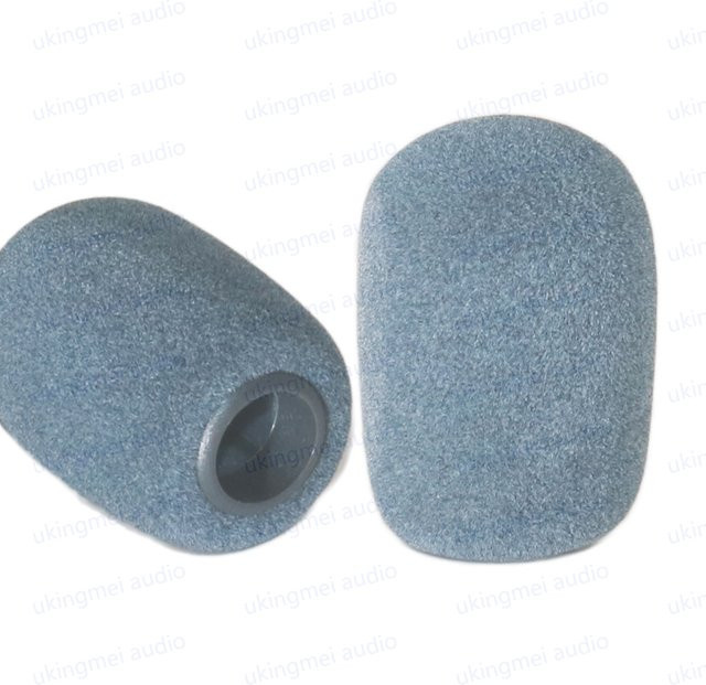 HTDZ Windschutzmikrofon aus weichem Schaumstoff in Grau, kompatibel mit Mikrofonen mit 20 mm Durchmesser und SCHOEPS MK4 - Bild 1