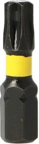 Heller Impact Bit TX 15 Torsion für Schlagschrauber, 1/4" C 6,3, Schwarz, Länge: 25 mm - Bild 1