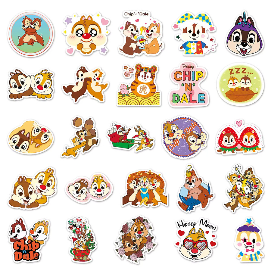 Disney Chip & Dale Cartoon-Aufkleber, Tiere, Bunt / Mehrfarbig - Bild 3