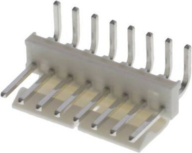 Molex Einbau-Stiftleiste Standard 8-polig in Weiß mit 3,96 mm Rastermaß - Bild 1