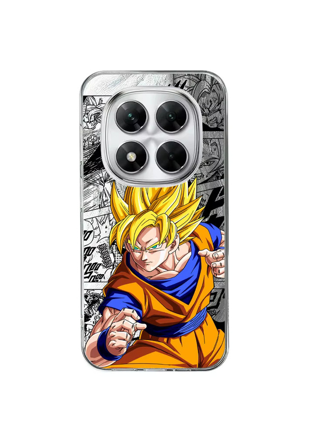 Schwarze Softshell-Hülle mit Dragon Ball Goku Design für Xiaomi Redmi Note 12S 13 14 Pro Plus 11 12 Pro 14S 11S - Bild 5