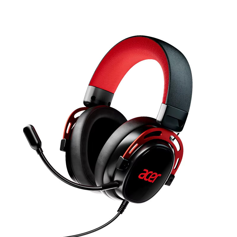 Acer Ohw346 Gaming-Headset in Schwarz mit Ultra-High-Definition-Surround-Audio und Over-Ear-Passform - Bild 3