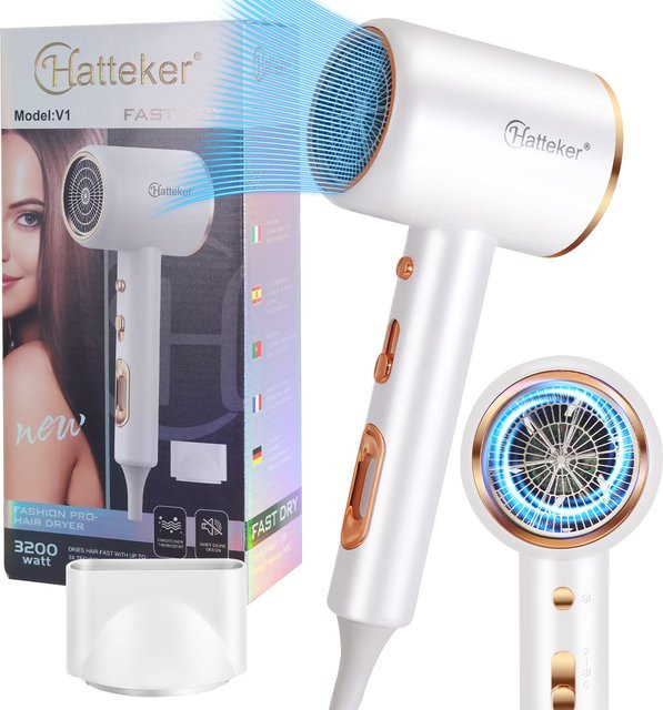 Hatteker Haartrockner, weiß, Unisex - Bild 1