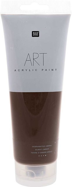 Rico Design ART Künstler Acrylfarbe Gebranntes Umbra, 250ml - Bild 1