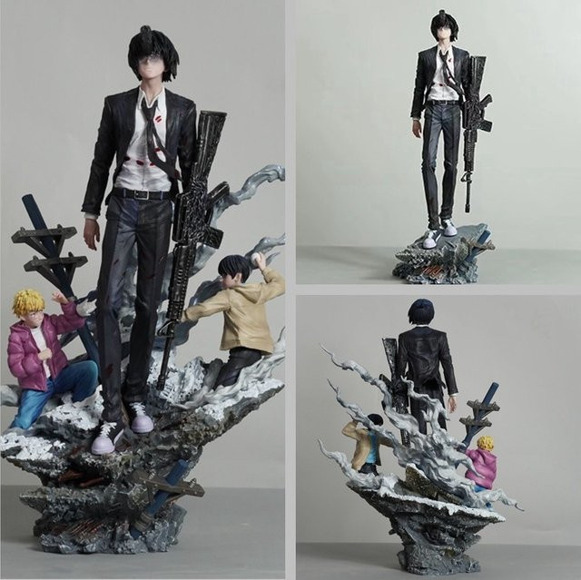 Bandai Chainsaw Man Gun Devil Devil Hunter, Anime-Figur, Harz-Statue - Bild 1