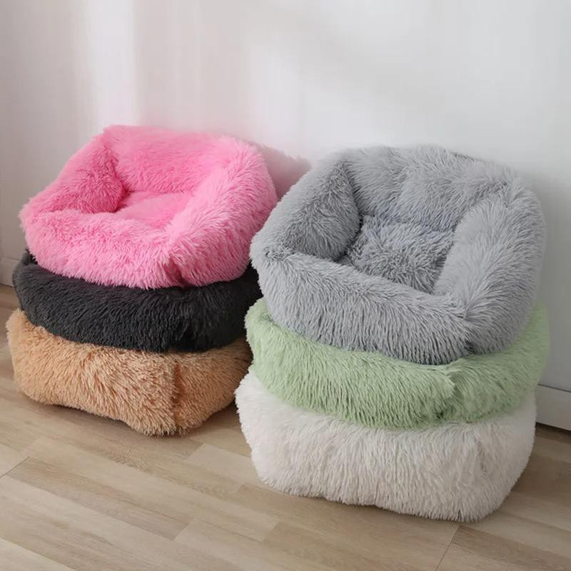 Superweiches Hundebett und Katzenbett aus Korallen-Fleece in Größe S, B/T: 45 x 35 cm - Bild 3