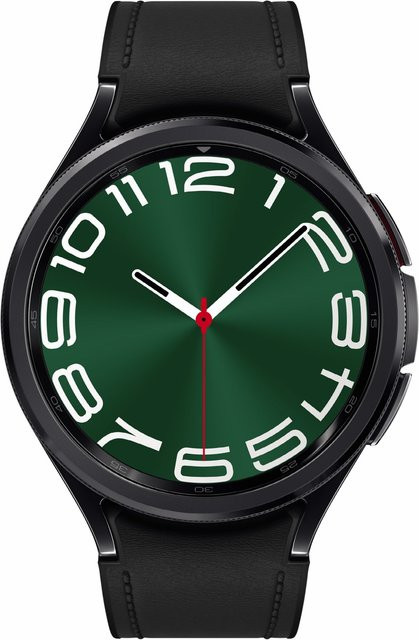Samsung Smartwatch Galaxy Watch6 Classic LTE, Edelstahl, Schwarz, 47 mm - Bild 1