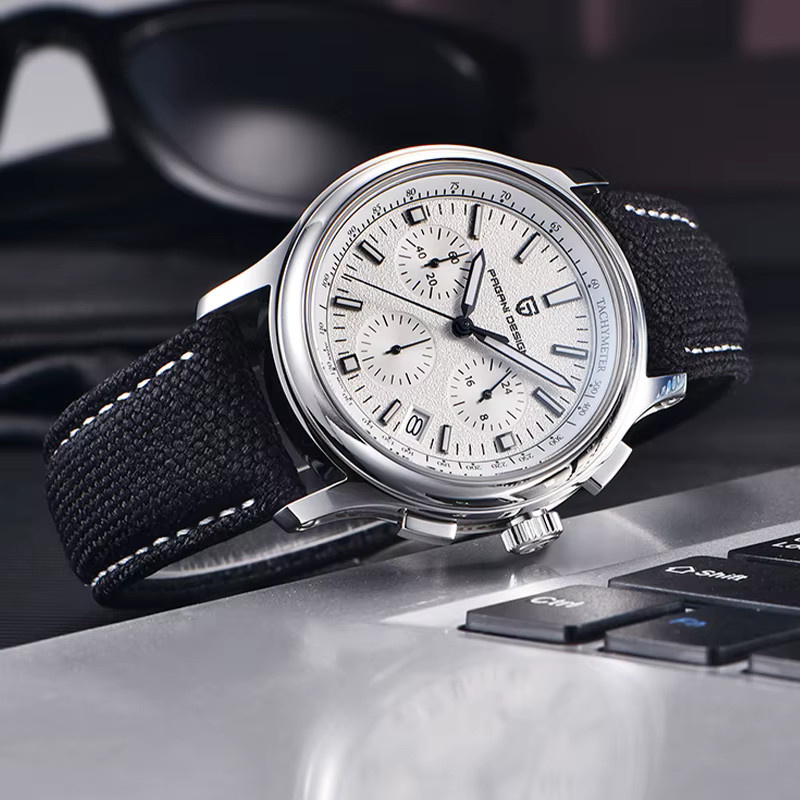 PAGANI DESIGN Chronograph, Quarz, Edelstahl, Saphirglas, 40 mm, Herren - Bild 4