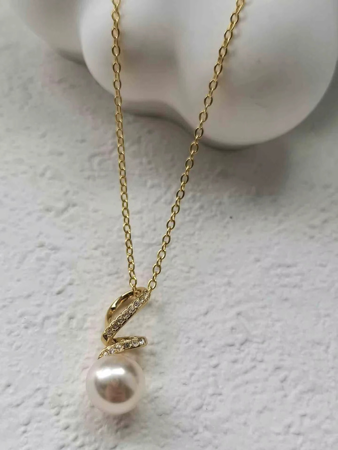 Original Gold Series Schmuckset, Perle, Gold, Damen - Bild 2
