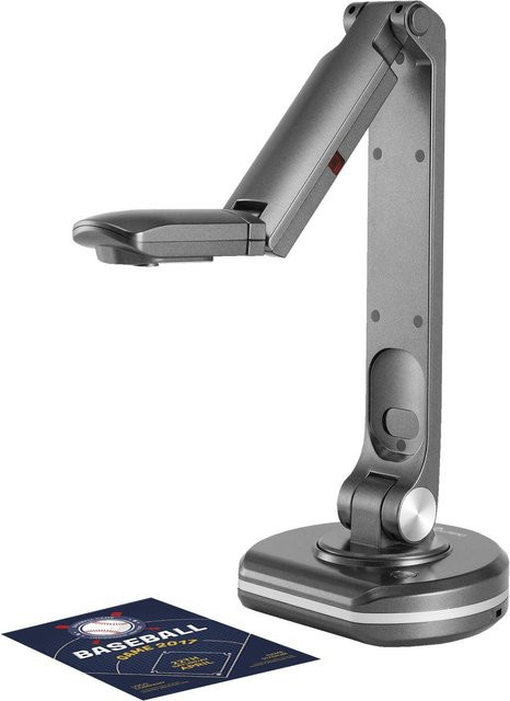 JOYUSING V500S USB 2in1 Dokumentenkamera und Buchscanner-Webcam mit Autofokus und 8 Megapixel in Silber - Bild 1