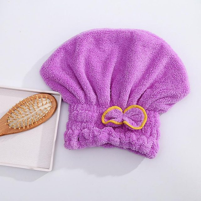 Designer Duschhaube The Red Sun für Damen und Herren in Violett - Bild 1