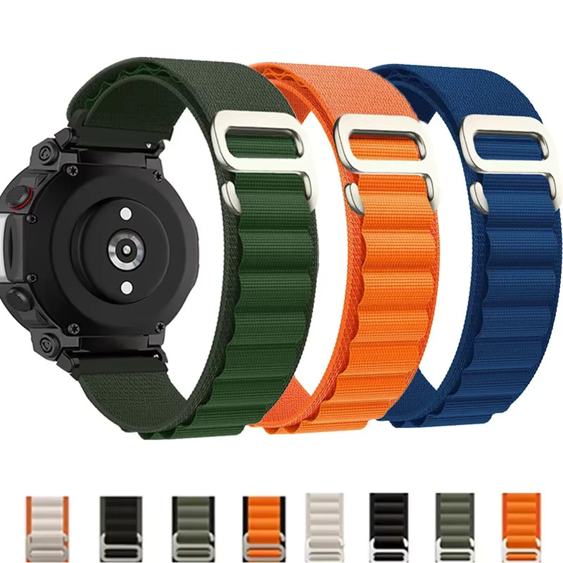 CAOWTAN Uhrenarmband Nylon, Schwarz, Unisex - Bild 4