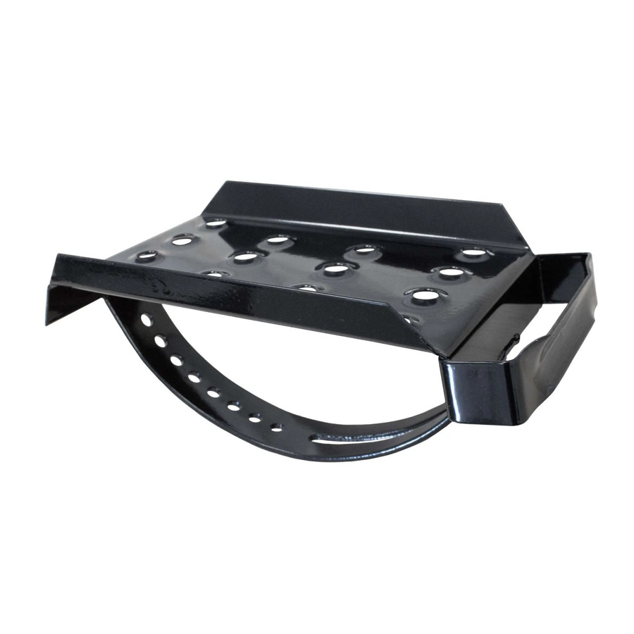 Daprona Dachtritt aus verzinktem Stahl in Schwarz, Breite: 25 cm - Bild 2